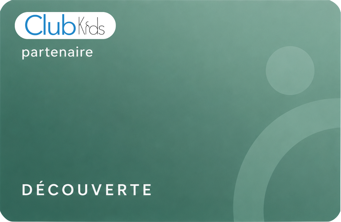 Carte Découverte du programme partenaire ClubKids