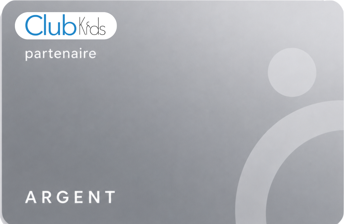 Carte Argent du programme partenaire ClubKids