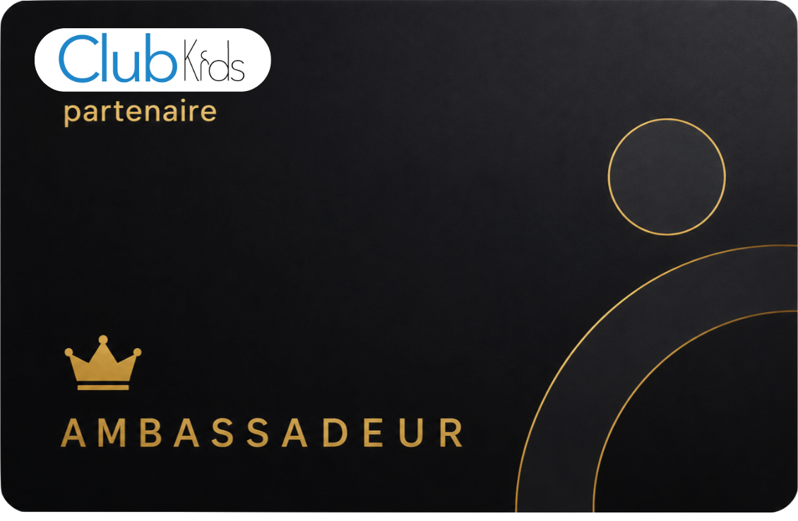 Carte Ambassadeur du programme partenaire ClubKids